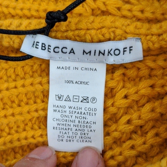 YELLOW Rebecca Minkoff Beanie - Picture 5 of 5